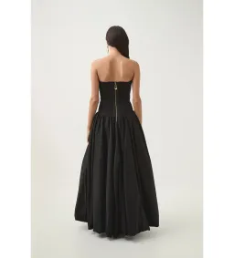 Aje Violette Bubble Hem Maxi Dress in Black Size AU 8 for rent on The Volte - image 5