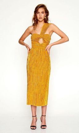 Alice McCall Power Lady Dress Yellow Size 10 for rent on The Volte - image 1