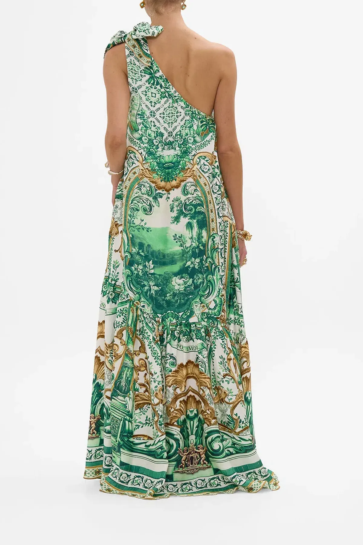 Camilla Tie One Shoulder Dress Corridor Of Calm Size AU 10  - Image 2