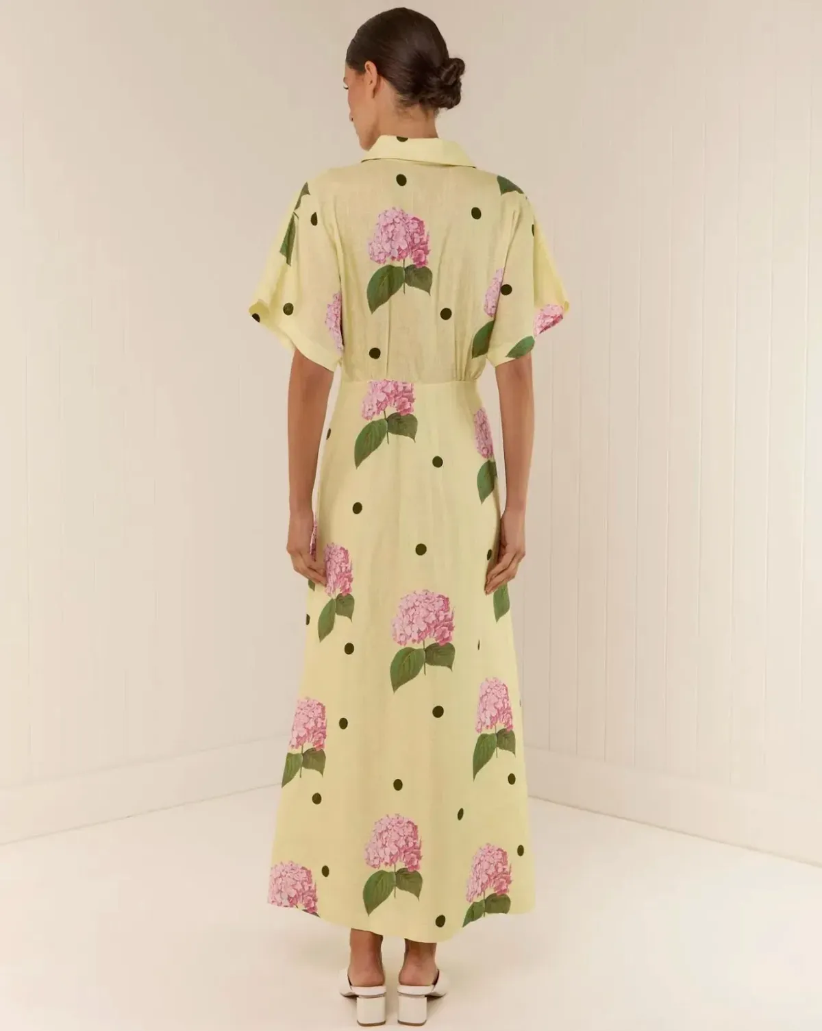 Palm Noosa Jasmine Dress Yellow Floral Size 10 - Image 2