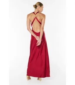 Manning Cartell Charmed Cowl Slip Dress in Red Size AU 10  for rent on The Volte - image 5