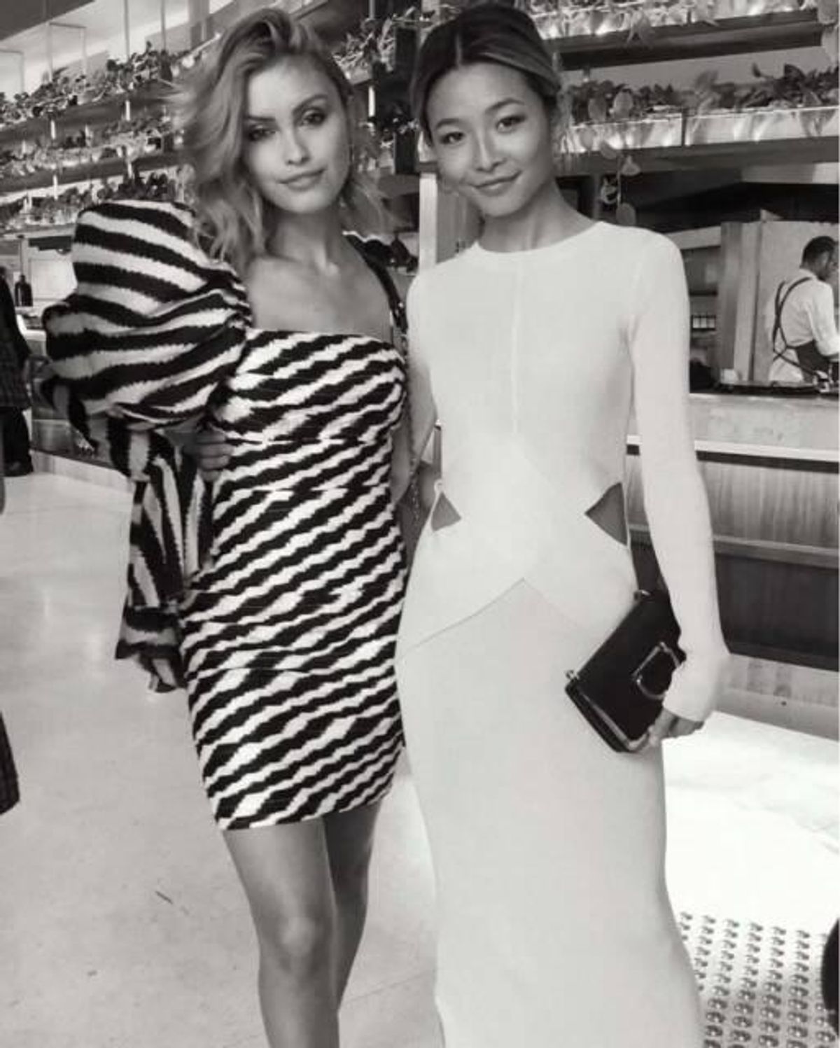 Aje Olearia Mini Dress Print Size 10 - Image 3