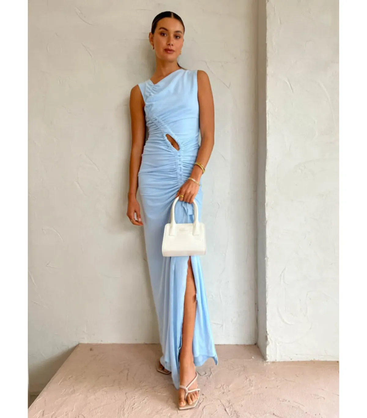 Tojha Lita Dress Powder Blue Size L / AU 12 - Image 2