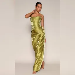 Moda Glam Talia Strapless Corset Gown Green Size 8 for rent on The Volte - image 1