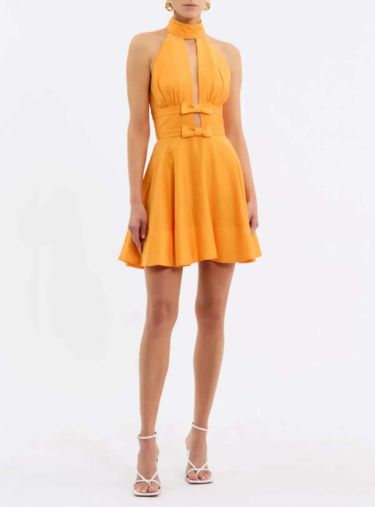 Rebecca Vallance Cera Mini Dress Marigold Size 8 - Image 1