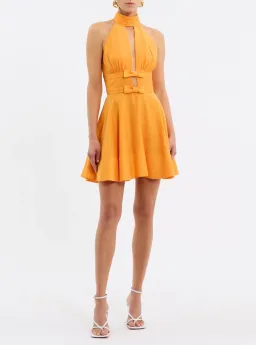 Rebecca Vallance Cera Mini Dress Marigold Size 8 for rent on The Volte - image 1