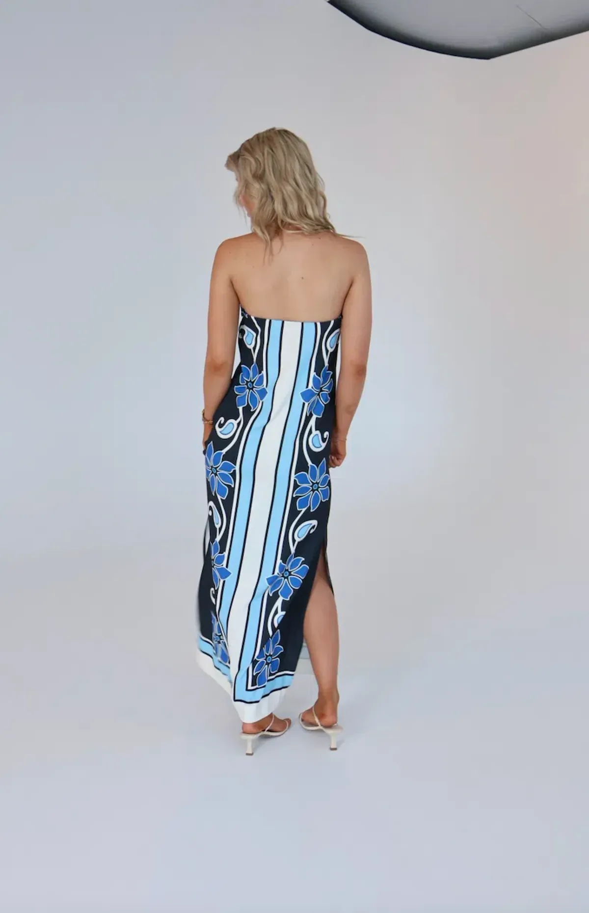 By Johnny - Azure Granada Strapless Dress Size AU 8 - Image 3