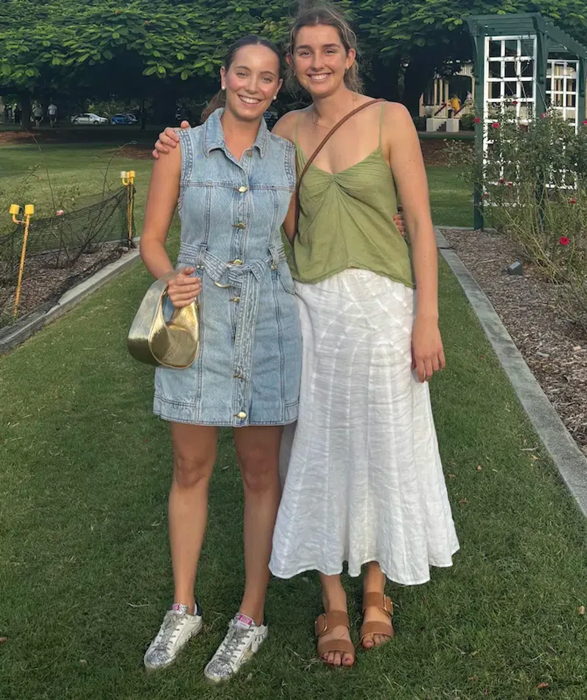 Aje Ray Denim Mini Dress Size 8 - Image 3