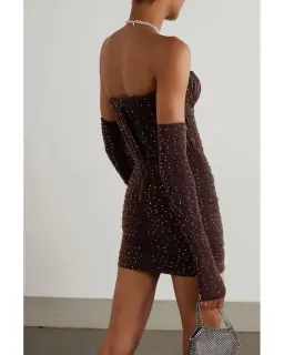 Alex Perry Koda Brown Size AU 6 for rent on The Volte - image 3