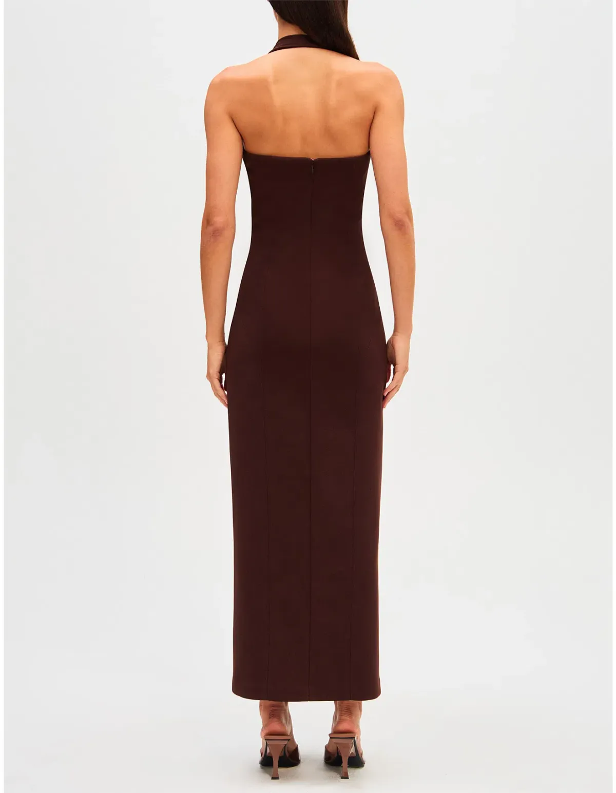 MISHA Amora Dress Brown Size 10/M - Image 2