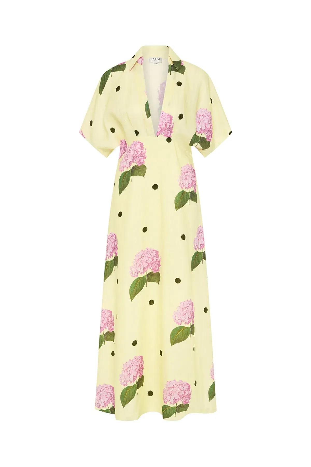 Palm Noosa Jasmine Dress Yellow Floral Size AU 12 - Image 3