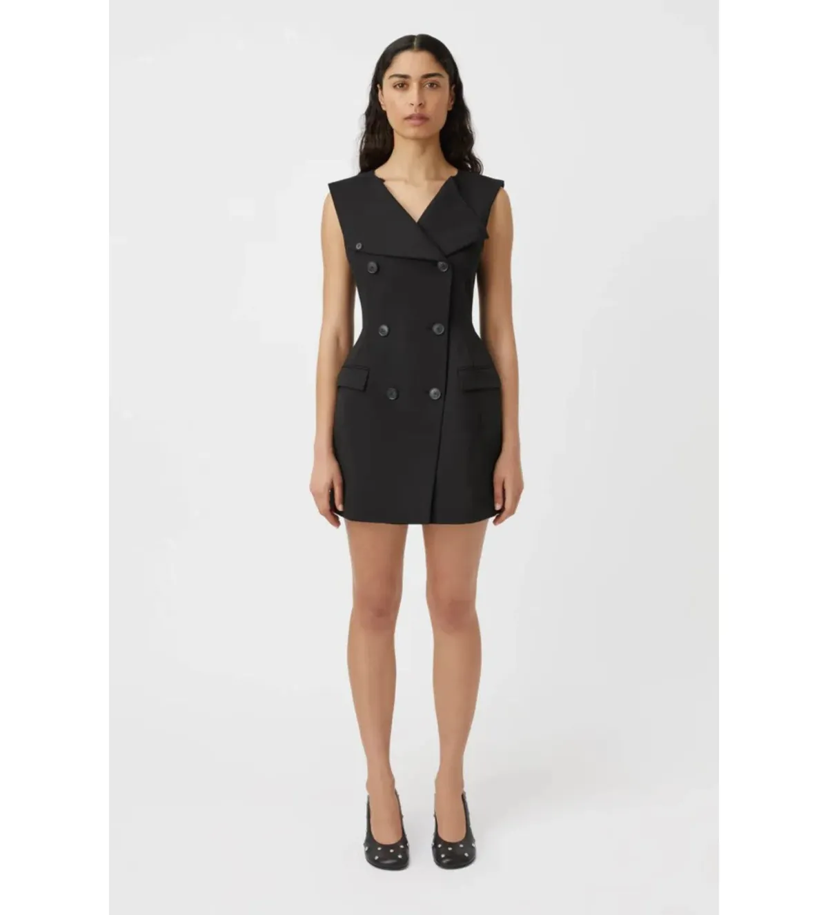 Camilla and Marc Dusk Mini Dress Black Size AU 12 - Image 2