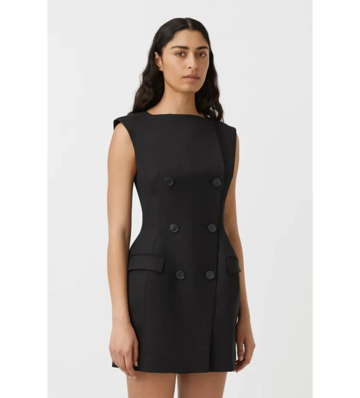 Camilla and Marc Dusk Mini Dress Black Size AU 12 - Image 3