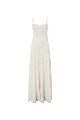 Camilla & Marc Camille Lace Maxi Dress Cream Size 8 for rent on The Volte - image 6