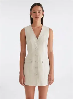 Anna Quan Remi Dress in Cloud Size 10 for rent on The Volte - image 1