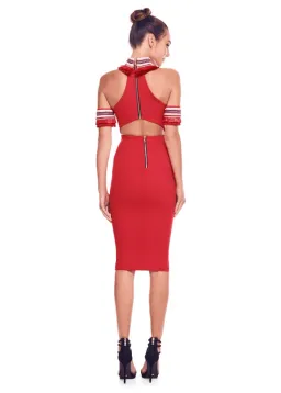 Eliya The Label Salma Dress Red Size 6 for rent on The Volte - image 2