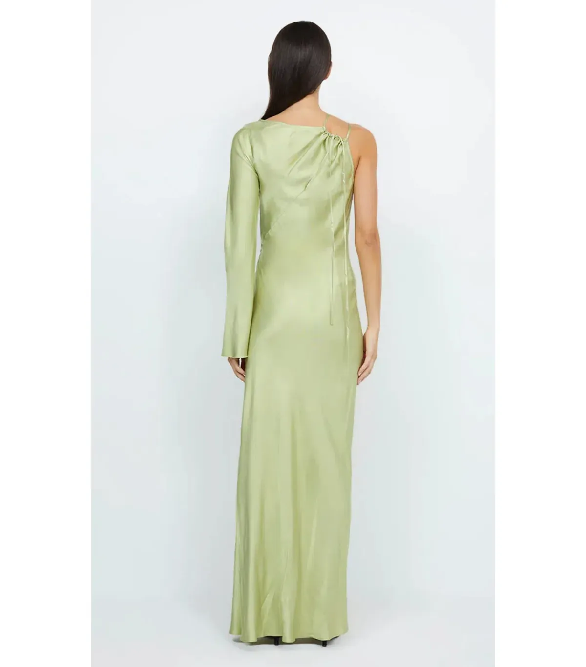 Bec & Bridge Kai Asym Maxi Dress Pear Size AU 6  - Image 3