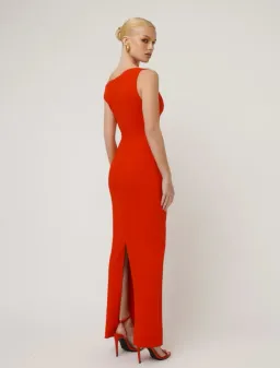 Effie Kats Inaya Gown Cherry Red Size AU 8 for rent on The Volte - image 2