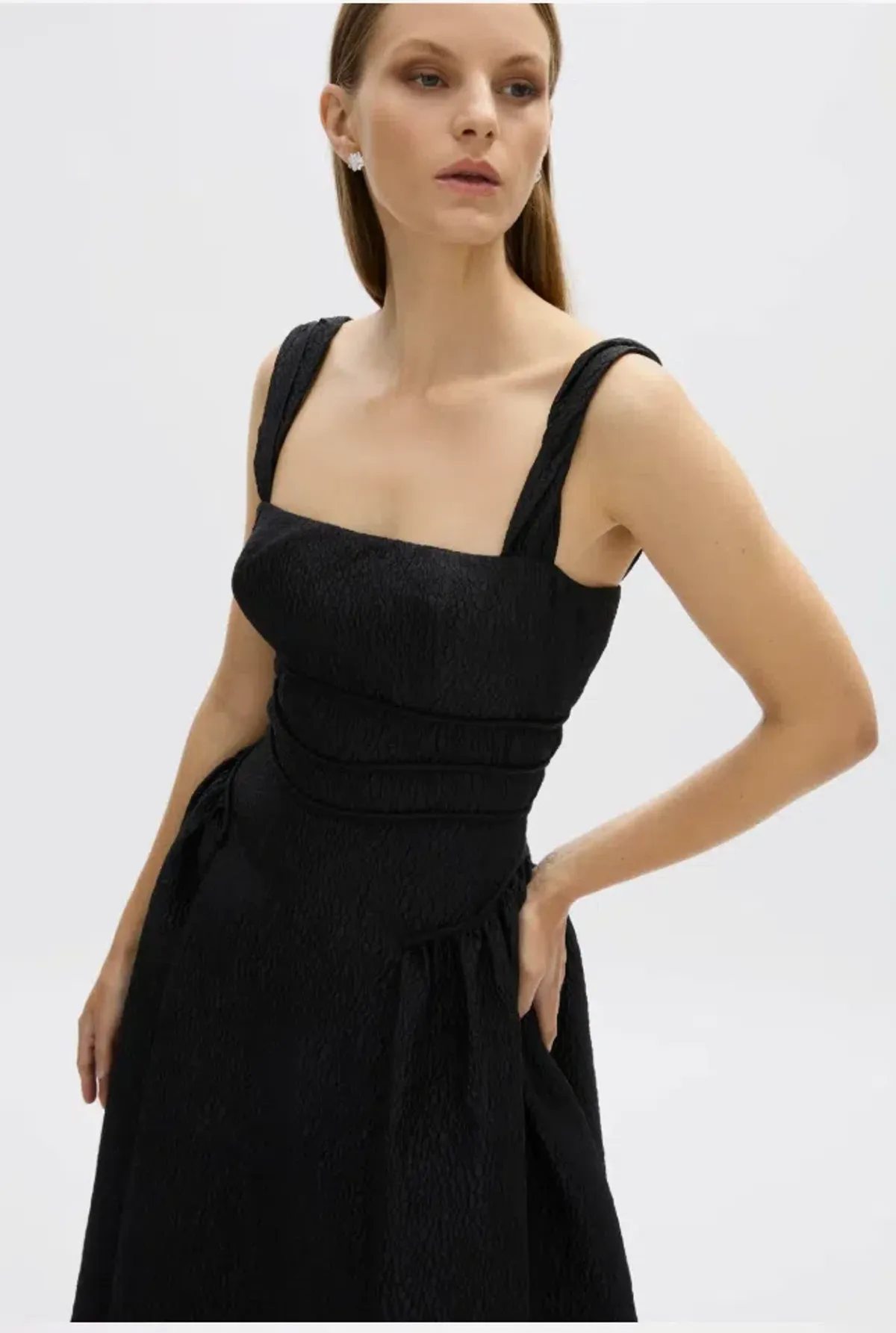 Rachel Gilbert Sophia Strap Dress Black Size AU 10  - Image 4