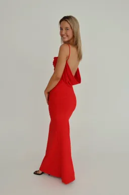 Effie Kats Havilland Gown Red size 8 for rent on The Volte - image 1