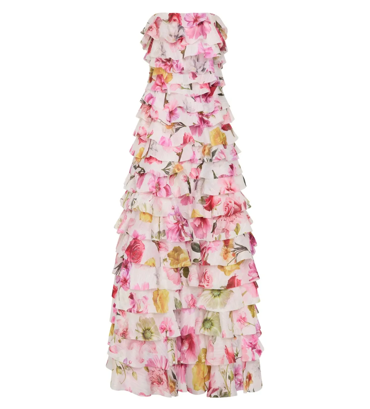 AJE Fleur Pleated Gown Collage Floral Size 8  - Image 5