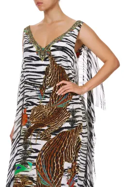 Camilla Cosmic Conflict Maxi Silk Dress Kaftan Size 14 for rent on The Volte - image 3