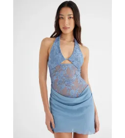 Benni Rocky Mini Dress in Storm Size AU 6 for rent on The Volte - image 4