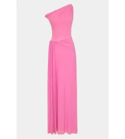 Misha Sisal Mesh Maxi Dress in Orchid Pink Size 6/XS for rent on The Volte - image 4