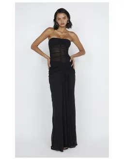 Bec & Bridge Noemi Strapless Dress in Black Size AU 8 for rent on The Volte - image 1