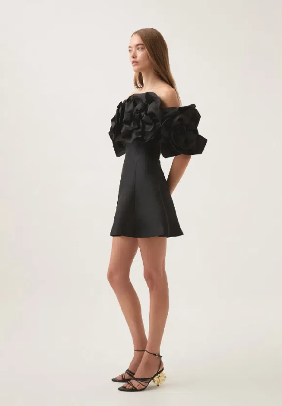 Aje Etta Mini Dress Black Size 12 - Image 3