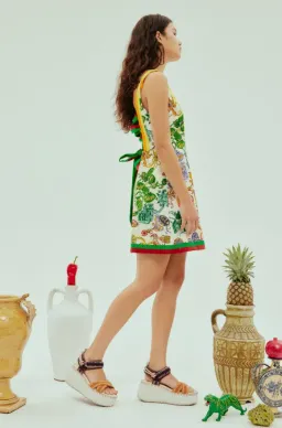 Alemias Fiesta Mini Dress Print Size 12 for rent on The Volte - image 4