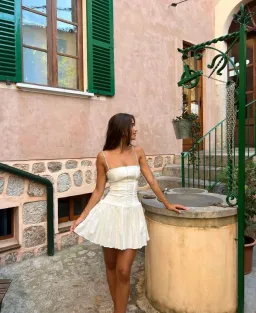 House of CB Marcy Mini Dress Size White S/Au 8  for rent on The Volte - image 4