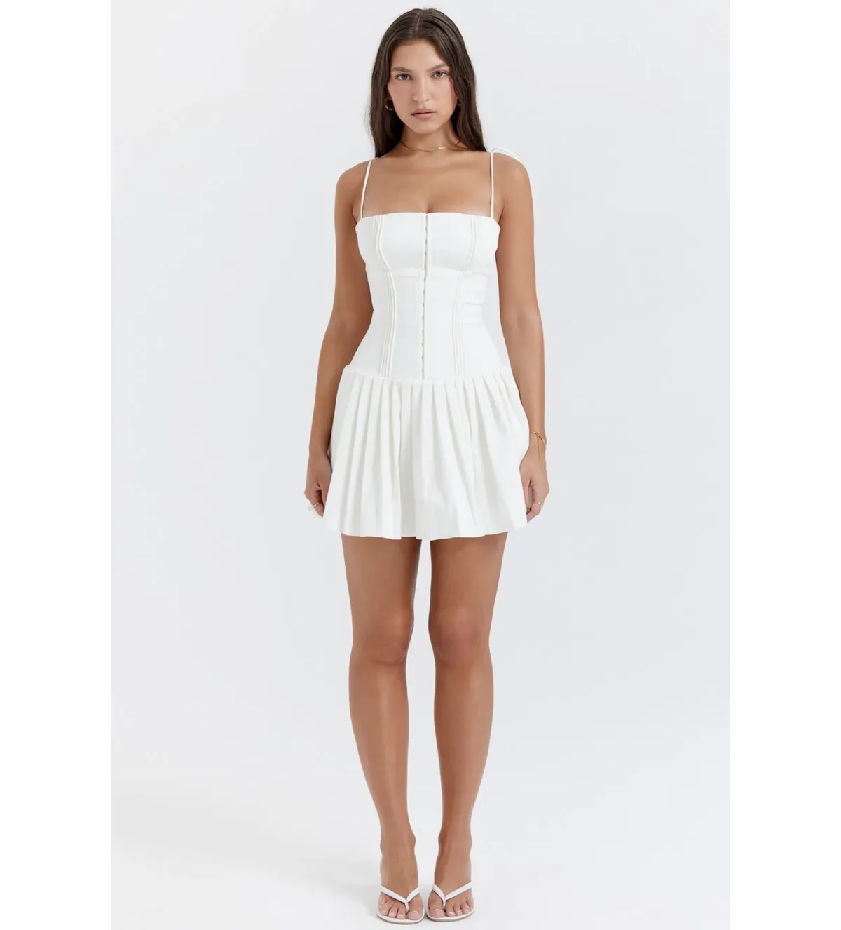 House of CB Marcy Mini Dress Size White S/Au 8  - Image 1