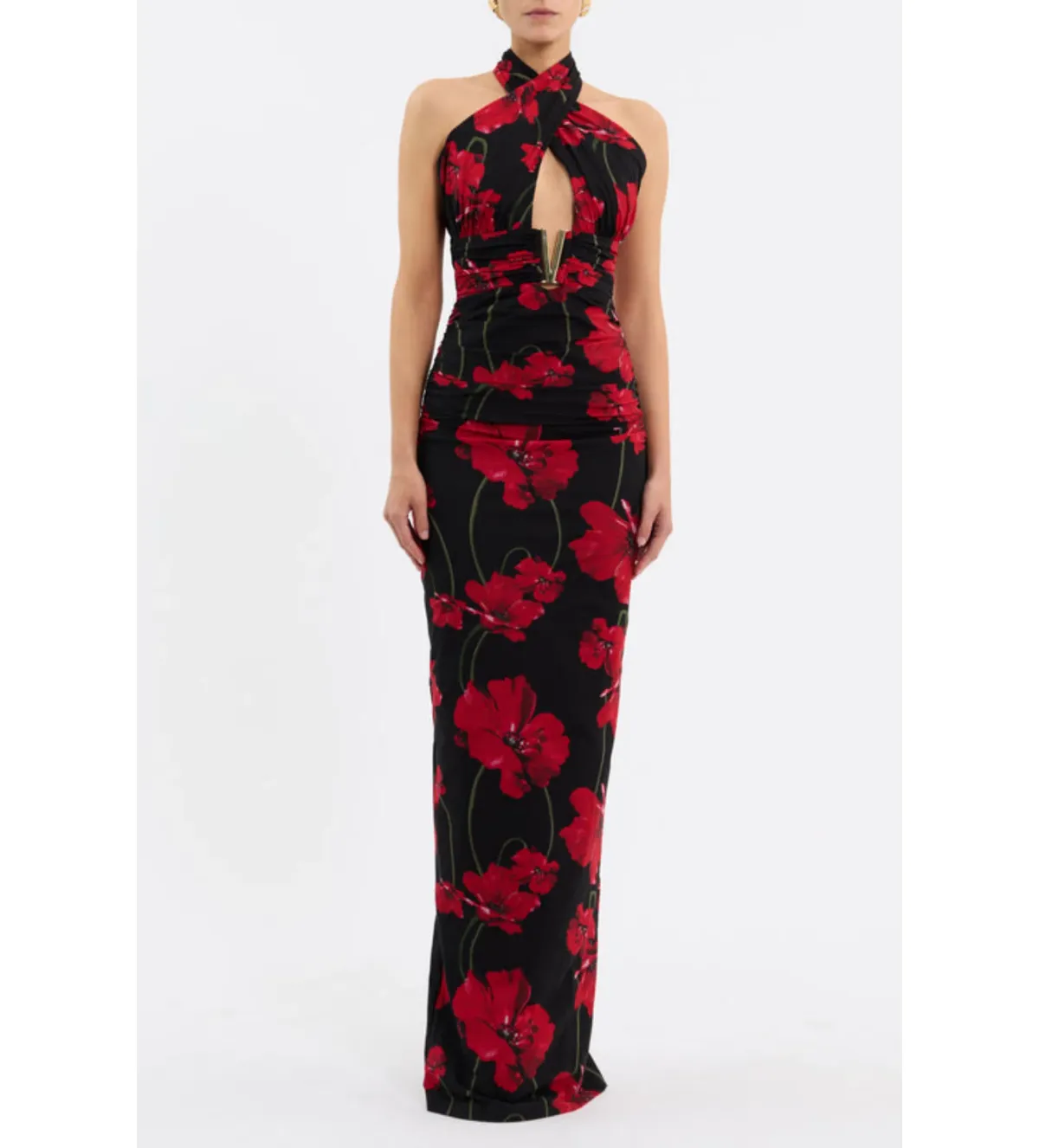 Rebecca Vallance Poppy Fields Maxi Dress Floral  Size 8  - Image 1