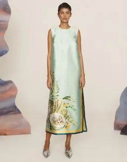 Alemais Anita Midi Dress Green Size AU 12 for rent on The Volte - image 1