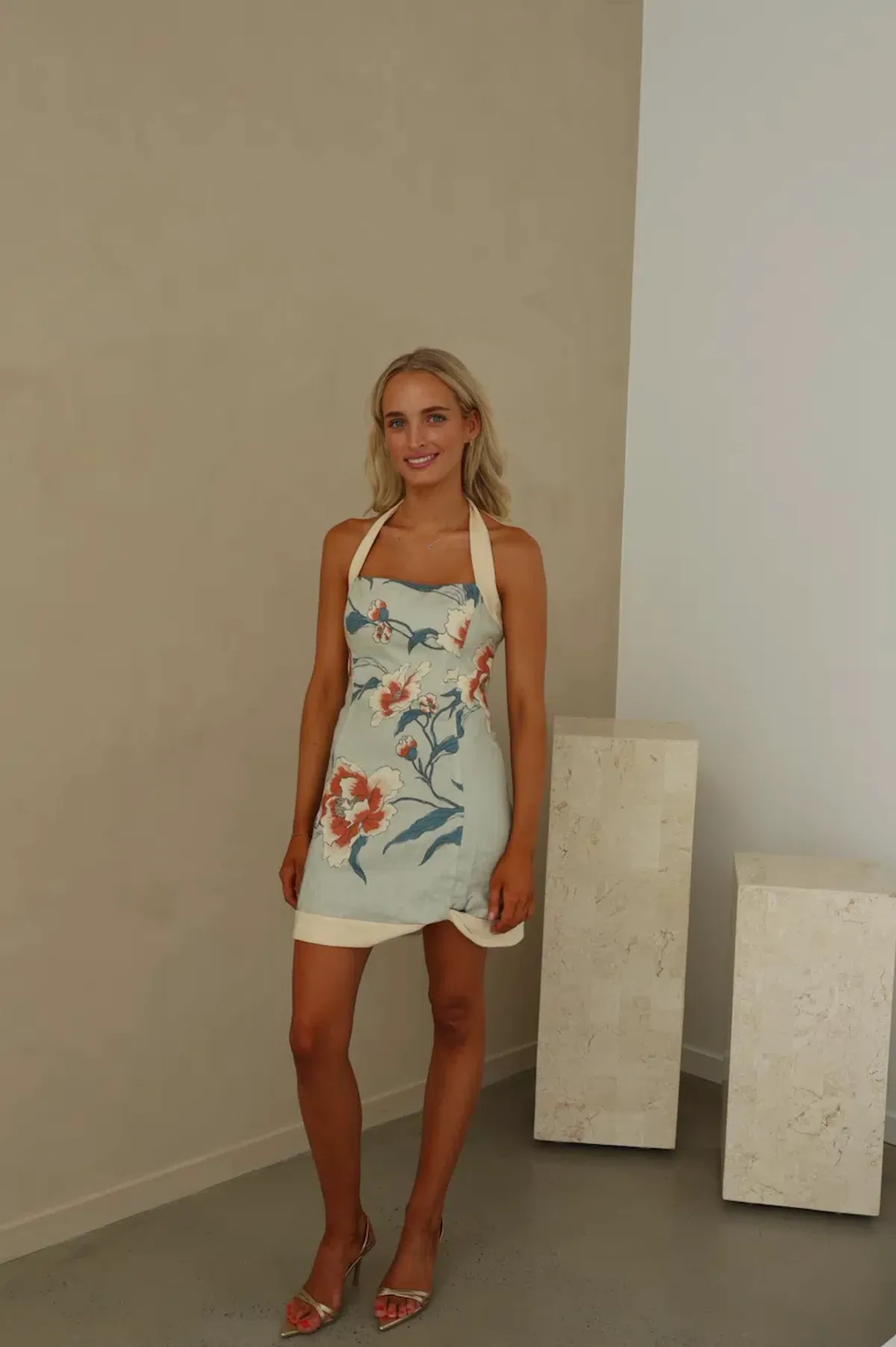 Sir The Label Roisin Mini Dress in Bloom Floral Size 8 - Image 3