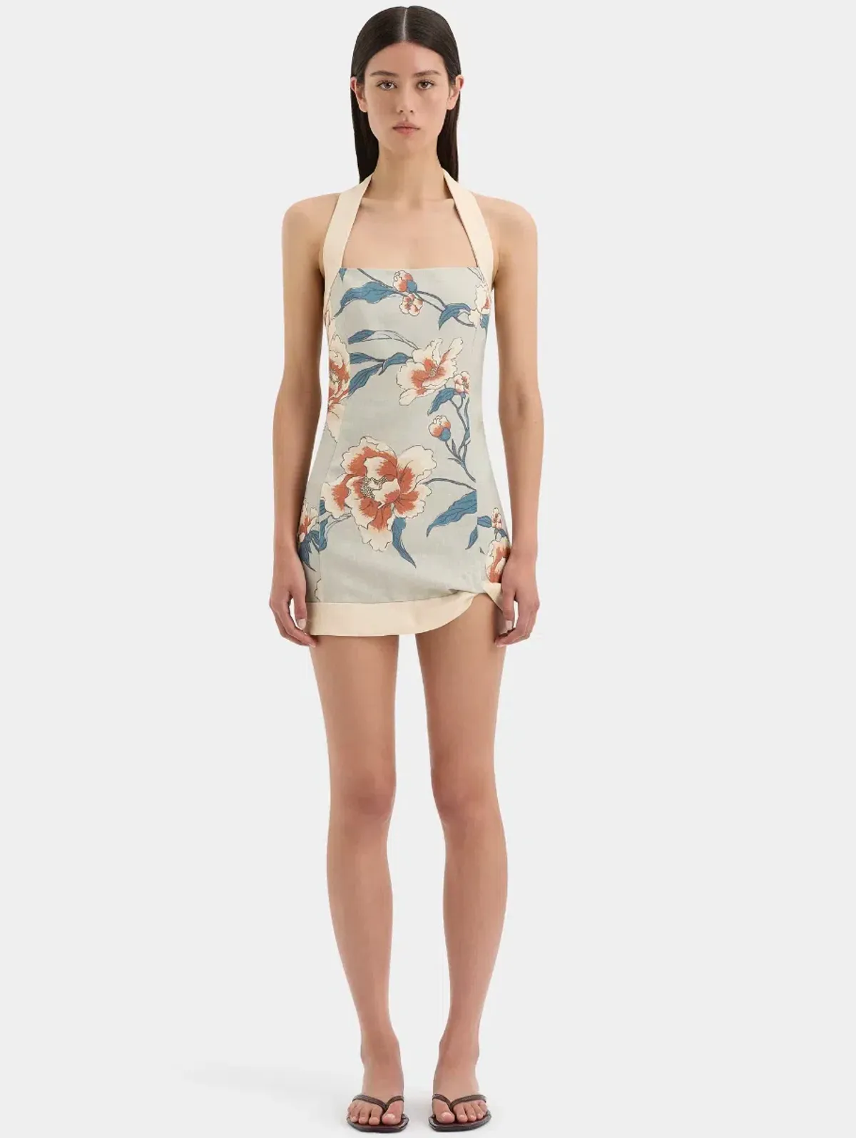 Sir The Label Roisin Mini Dress in Bloom Floral Size 8 - Image 4