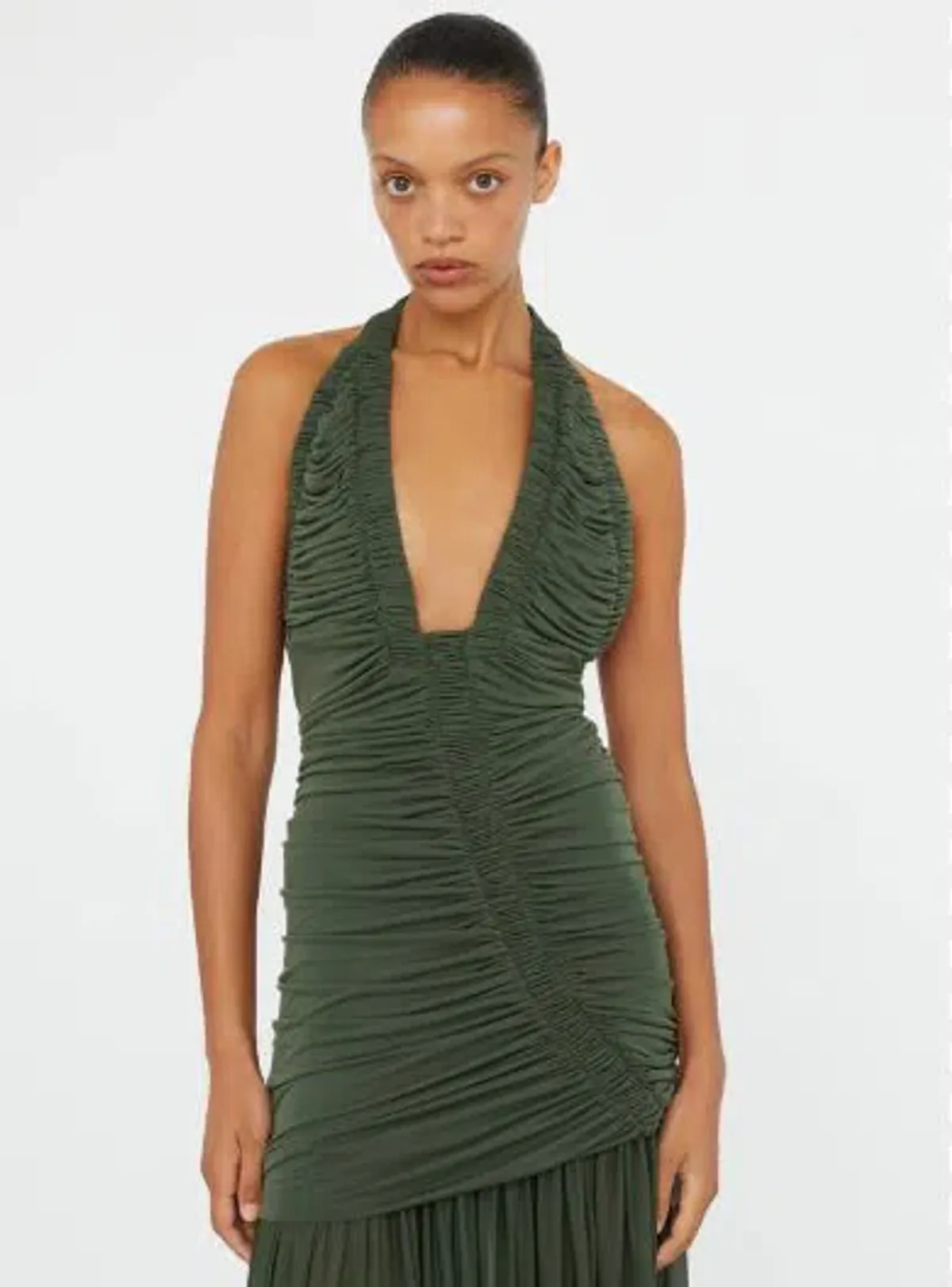 Christopher Esber Orion Gown Green Size 8 - Image 3