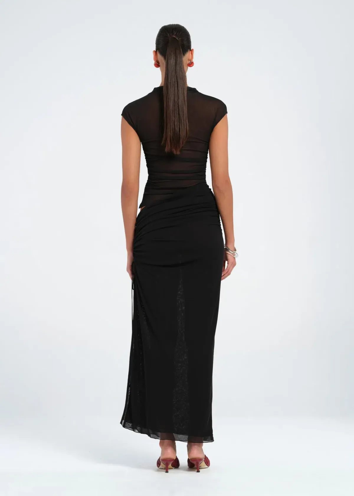 Benni Milo Mesh Maxi Black Size 10 - Image 3