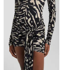 Rat & Boa Leontina Mini Dress Animal Print Size 6 for rent on The Volte - image 2