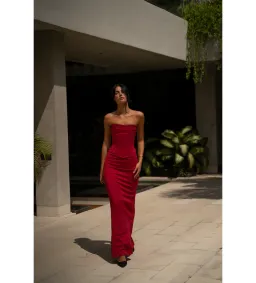 HNTR The Label Louie Gown Wine Size XS / AU 6 for rent on The Volte - image 5