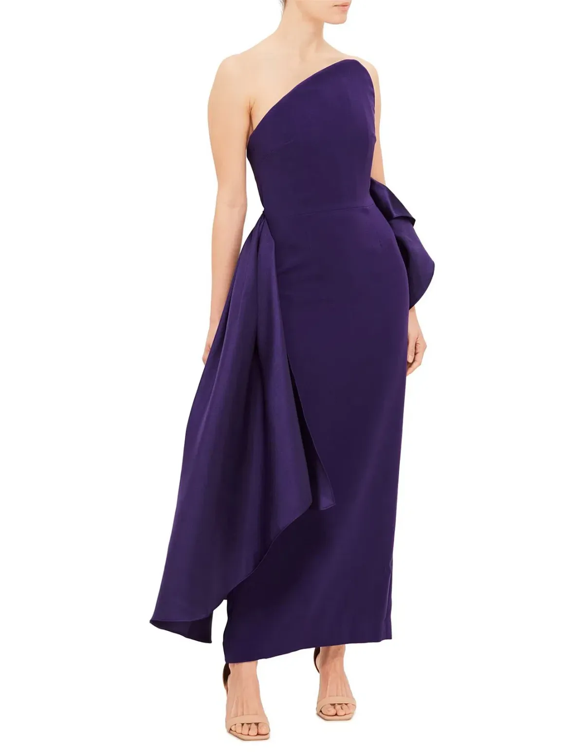 Solace London Nala Midi Dress Purple Size Au 10 - Image 2