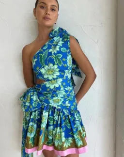 Alemais Winnie One Shoulder Mini Dress size 6 for rent on The Volte - image 7