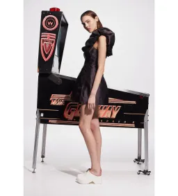 ALÉMAIS Regent Noir Mini Dress size 14 for rent on The Volte - image 2