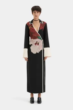 Sir the Label Florian Wrap Shirt Dress Wildflower Floral Size 0 / AU 6 for rent on The Volte - image 1