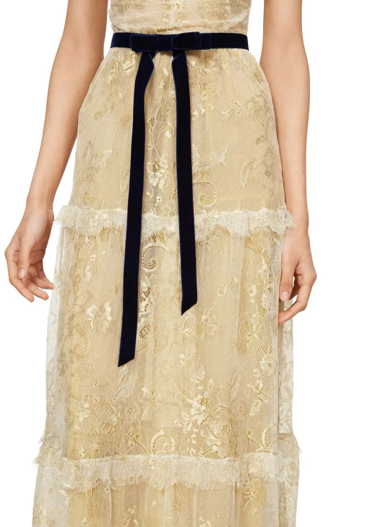 Annie's Ibiza Pip Dress Yellow Metallic Size S/AU 8 - Image 4