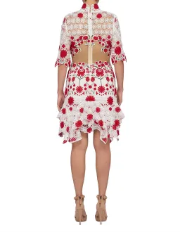 Thurley Lace English Rose Dress Print Size 8 for rent on The Volte - image 3