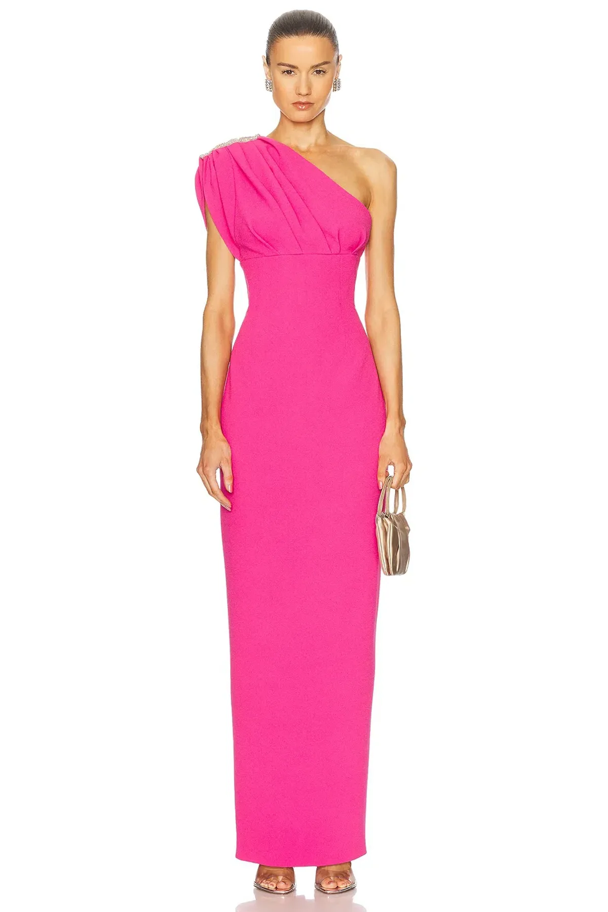 Rachel Gilbert Winnie Gown in Hot Pink Size 8 - Image 1