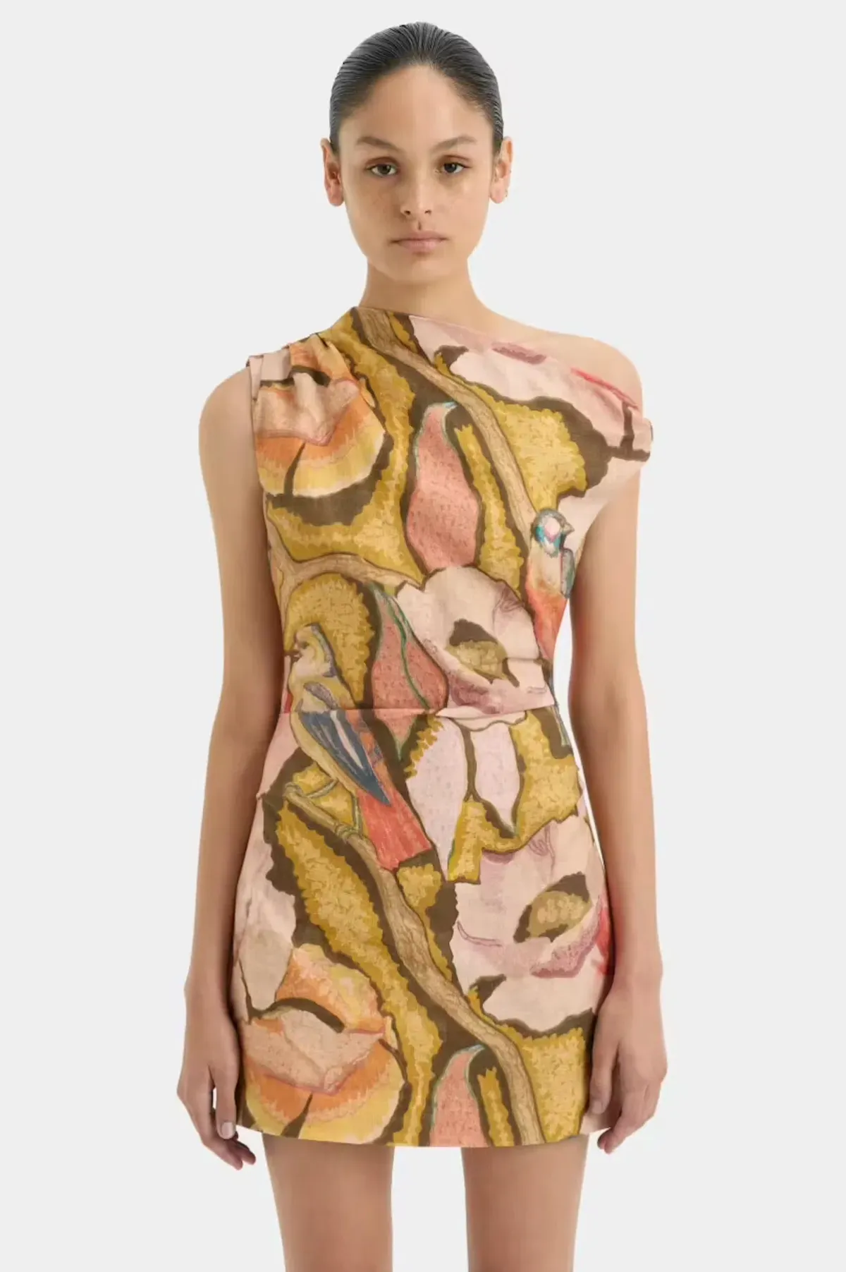 Sir the Label Talulah Knot Mini Dress Sanderling Floral Size 8 - Image 2