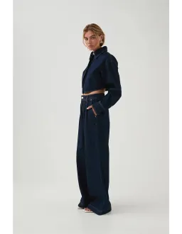 Aje Junee Tailored Denim Pants Size 10 for rent on The Volte - image 2